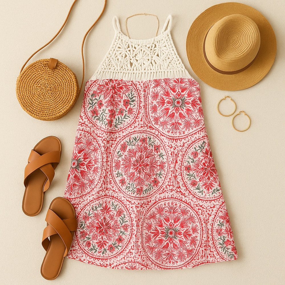 Torrid boho mini dress